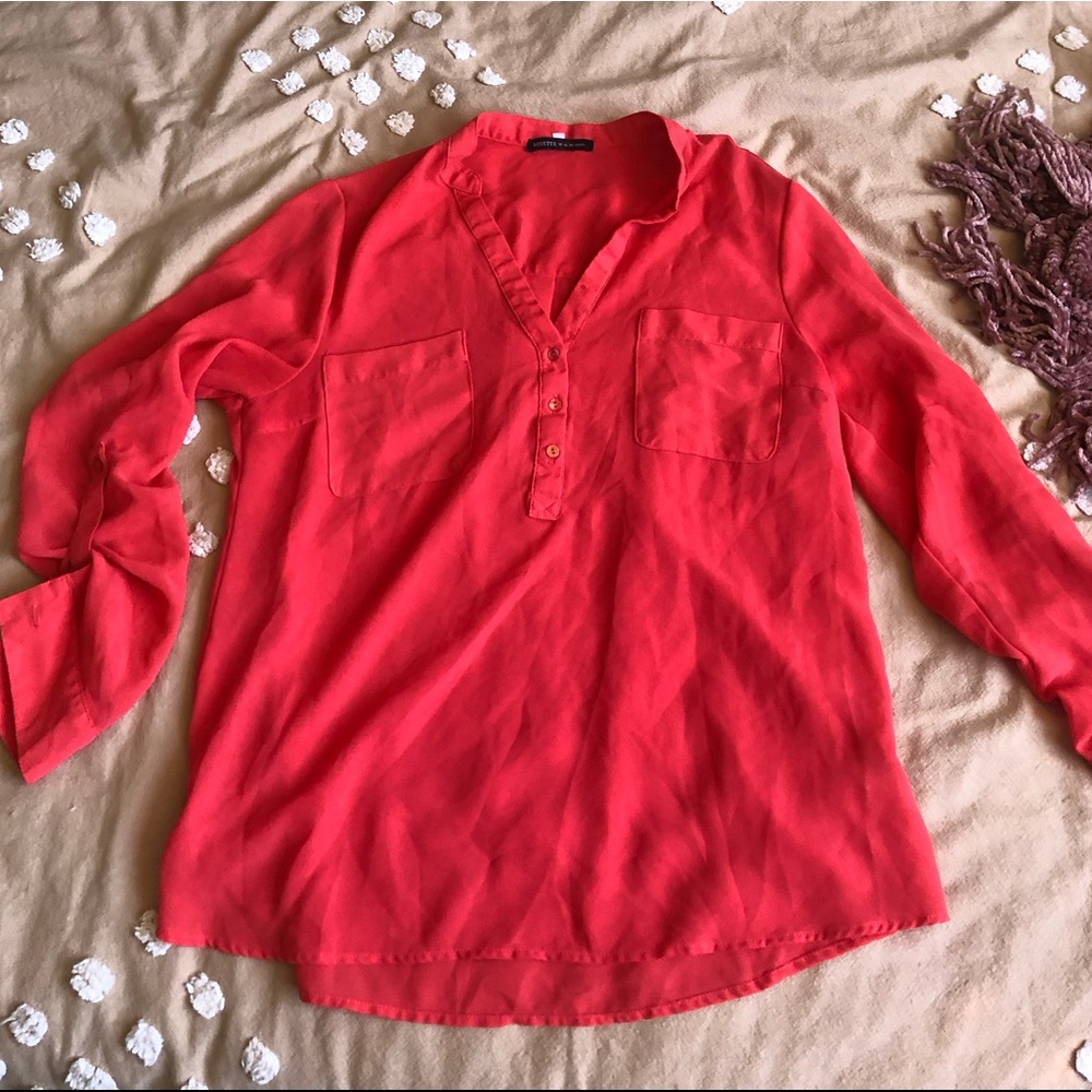 SILK BUTTON UP